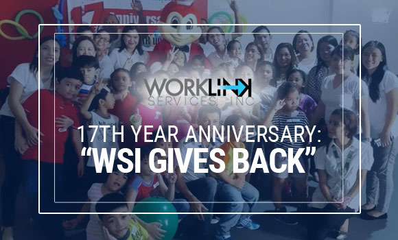 WSI 17th Year Anniversary: “WSI GIVES BACK”