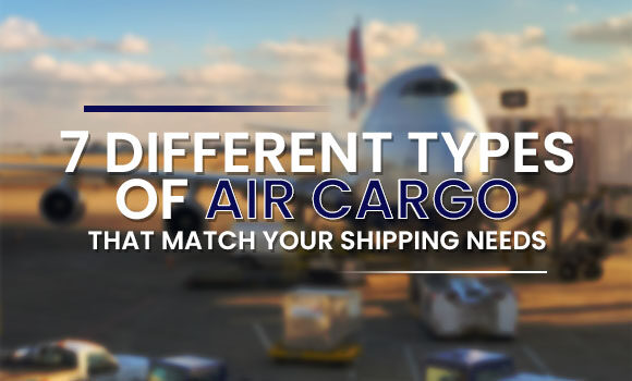 7 Different Types of Air Cargo that Match Your Shipping Needs